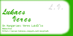 lukacs veres business card